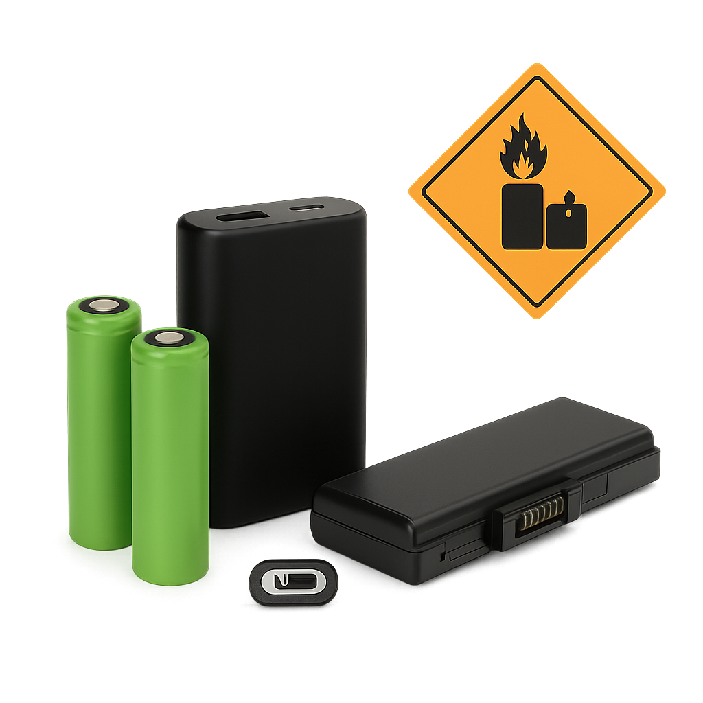 Baterías y equipos con batería